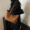 Retro Frosted Bag for Women, Large Capacity  New Autumn and Winter Versatile Casual Shoulder Bag, Work Commuting Tote Bag