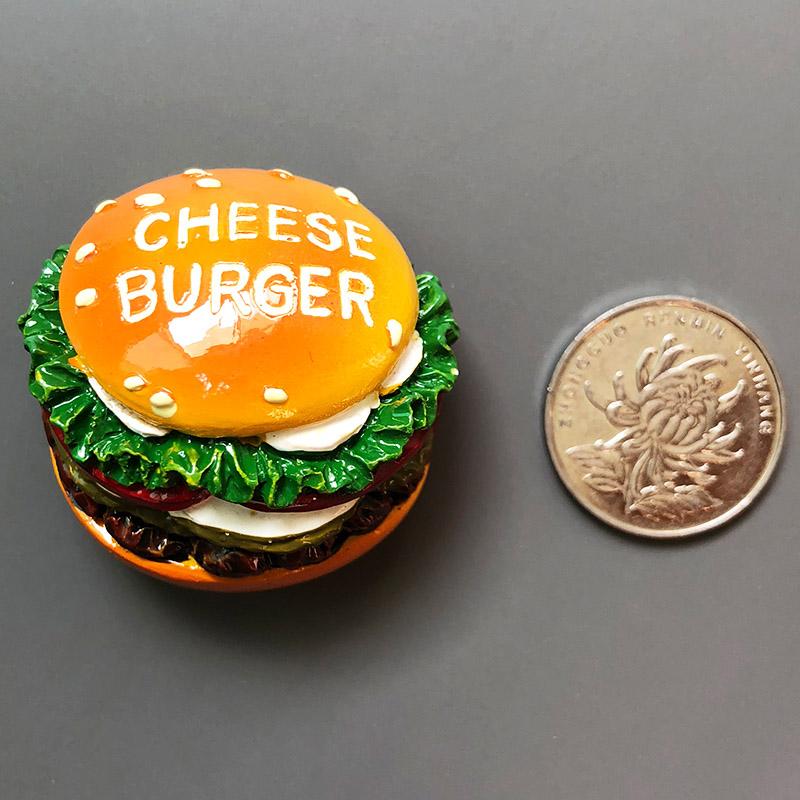 Милые магниты из мультфильмов украшение комнаты гамбургер яйцо молоко магниты на холодильник украшение фрукты магнитная еда вишня чайник клубника