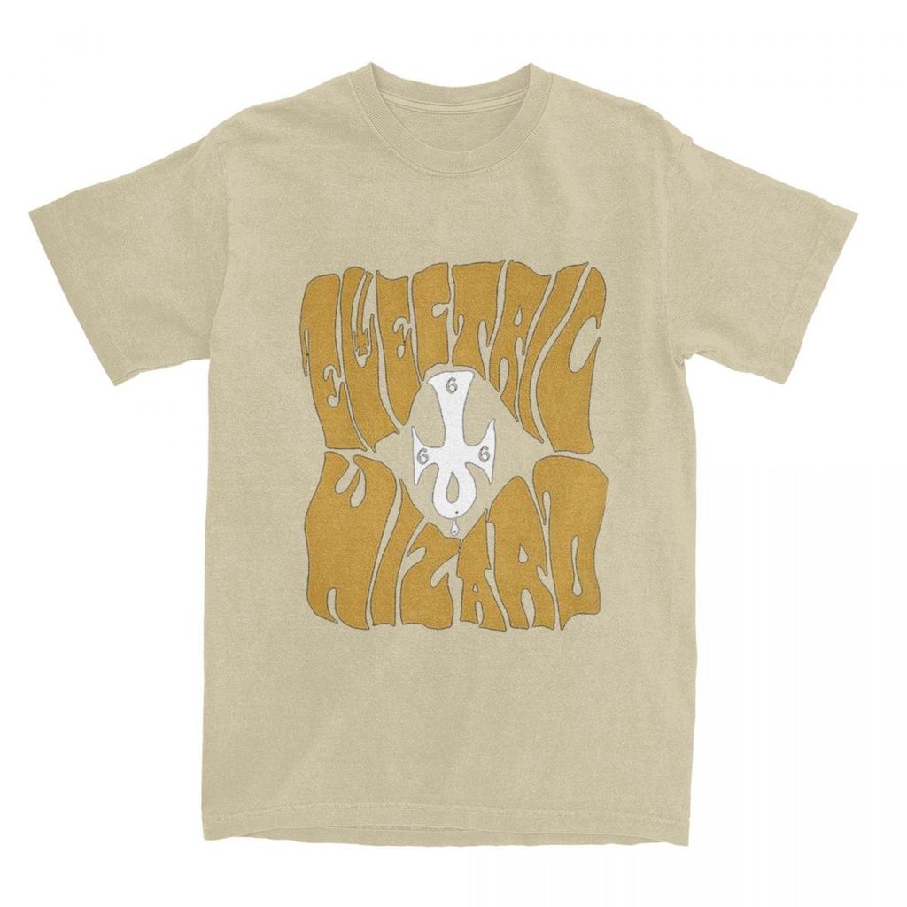 Золотой Электрический Волшебник для Мужчин Женщин Футболка Мерч Потрясающие Футболки Футболка Чистый Хлопок Взрослая Одежда