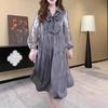 Spring Plus Size Luxe Silk-Blend Loose Slimming Dress for Women