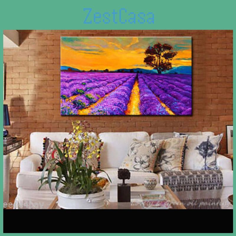 Элегантный холст 40x60см без рамы, пейзажная живопись для гостиной