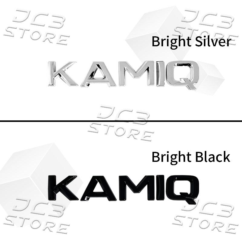 AAABV1 3D Car Styling Metal Rear Trunk Body Sticker For Skoda Octavia Kodiaq Superb Fabia Kamiq Yeti 4x4 Logo Auto Accessories