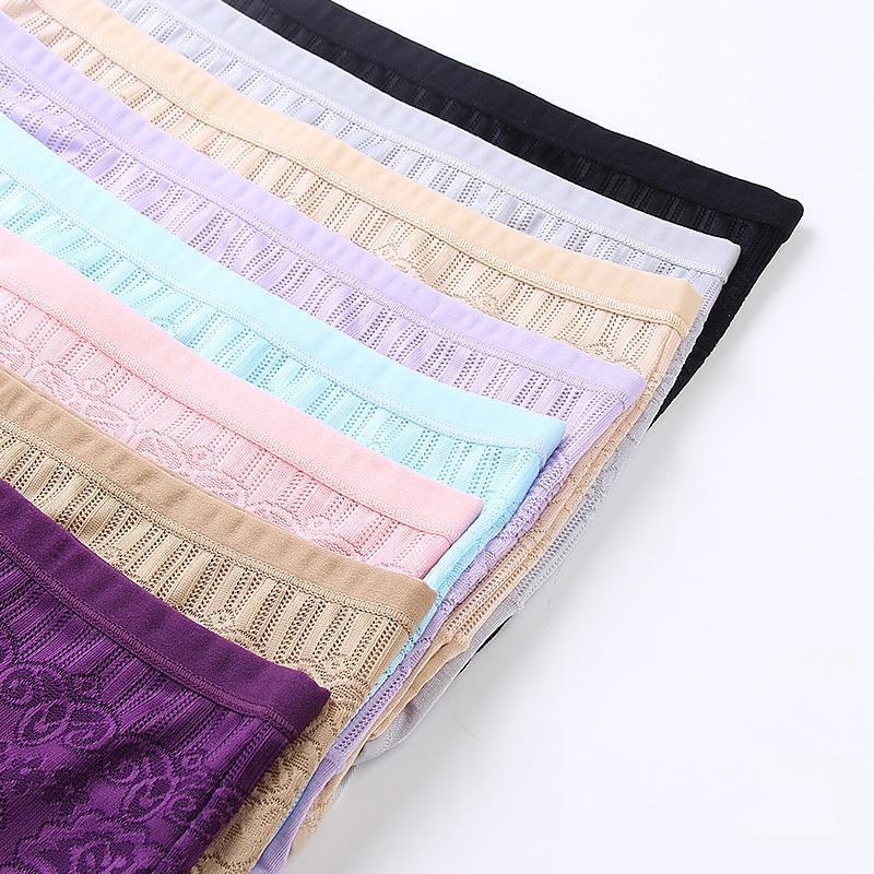 Женские однотонные хлопковые трусики, дышащее нижнее белье, нижнее белье с высокой талией, большие размеры, формирователь тела