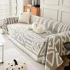 Одеяло для дивана с геометрическим принтом, синель, пылезащитный коврик для дивана, против царапин, для гостиной, универсальный защитный чехол для мебели