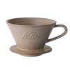 Kalita Mino Ware Wave Dripper MI 185, Ceramic, 2-4 Cup Capacity (Sand Brown)