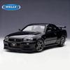 Welly 1/24 Nissan Skyline GTR R34 Сплав Модель Спортивного Автомобиля Литые Металлические Гоночные Автомобили Транспортные Средства Модель Симуляция Детские Игрушки Подарок