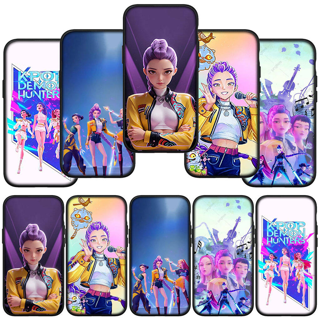 Phone Case for Samsung Galaxy S25 S23 S22 S24 Ultra FE A05 A06 A15 A16 A36 A37 A35 A54 A55 A56 A57 A25 A26 A53 A17 Zoey KPop Demon Rumi Hunter X Cover