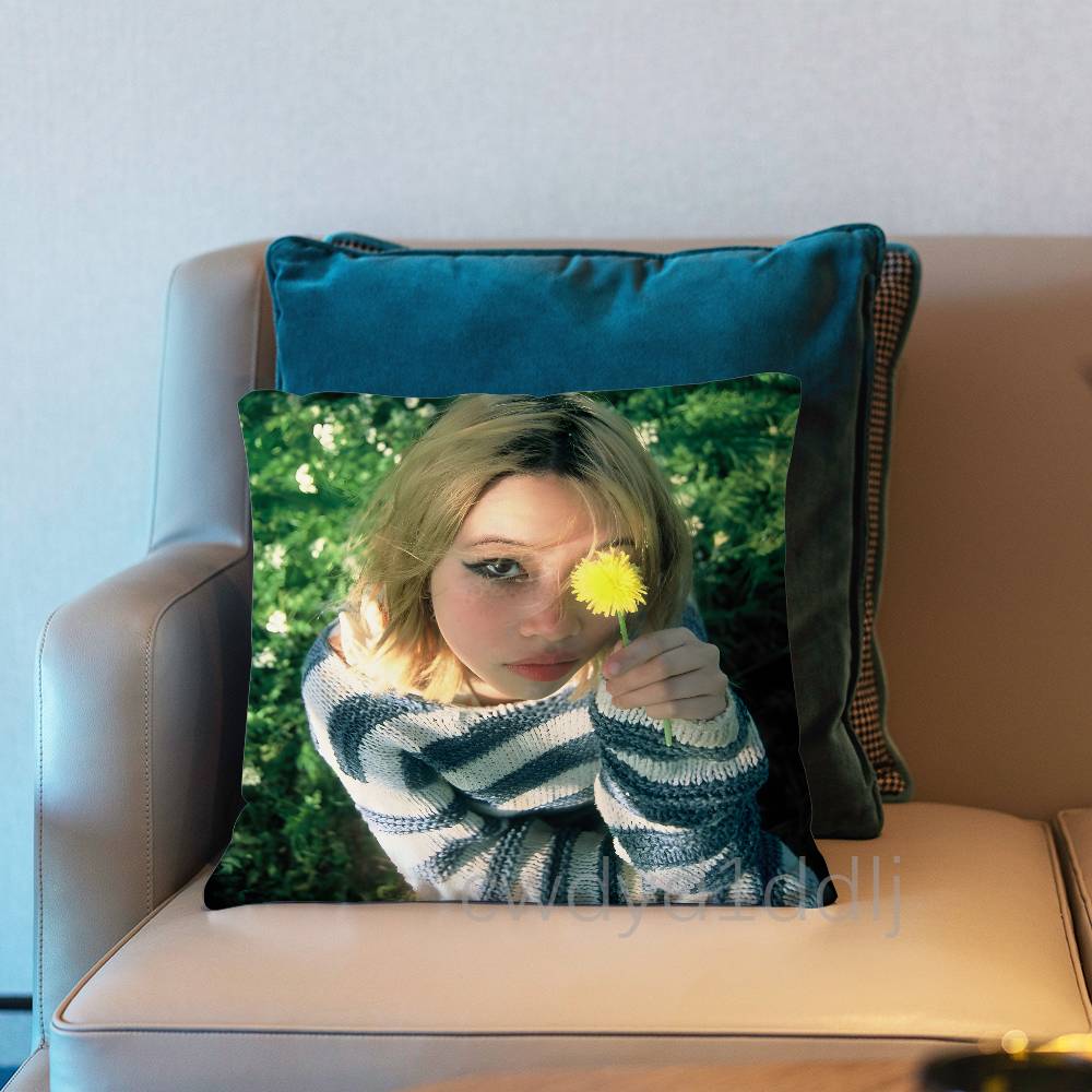 Beabadoobee Beatopia Pillow Case Cover Square Sofa With For Pattern Comfortable Cushion suitable Of Room