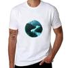 River and Mountains Illustration T-Shirt Man T Shirt Designer Essential T Shirt T-Shirt