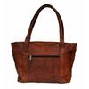 Women Vintage Goat Leather Tote Casual Handbag Purse Lady Shopper Casual Bag