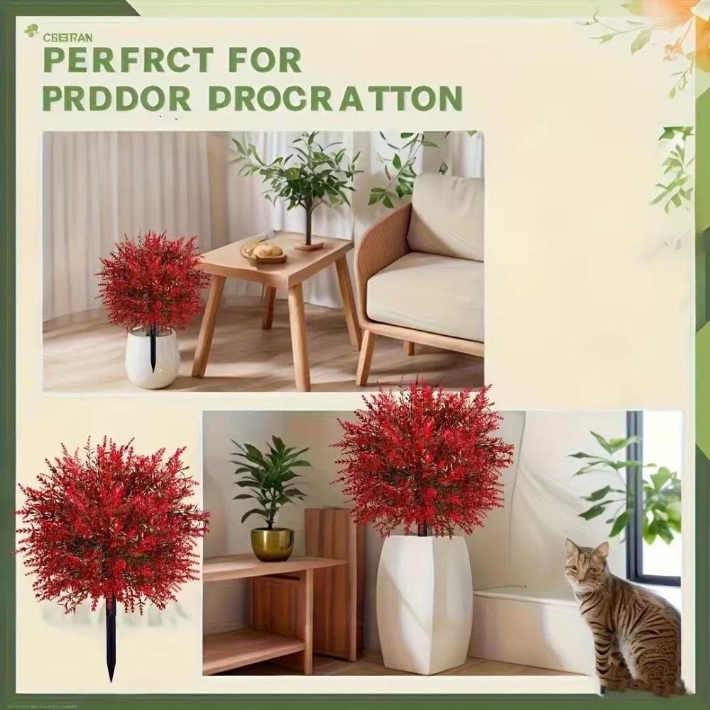 Real Touch Lavender Bonsai Stake Realistic Potted Bonsai Simulated Green Plants Wedding Ceremony