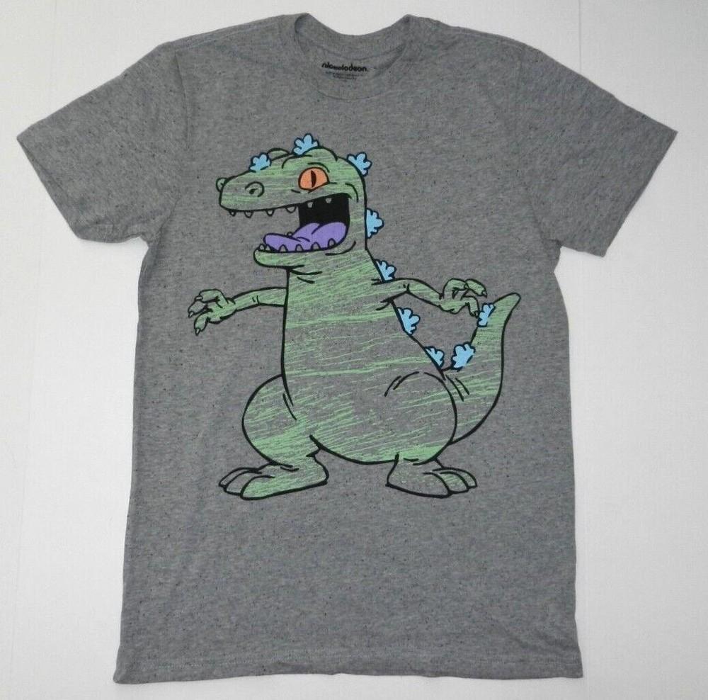 Никелодеон Rugrats Рептар Мультфильмы Футболка Rugrats Рептар Классическая Футболка Новая Унисекс Футболка