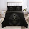 Cartoon Halloween King Queen Duvet Cover Horror Eyes Grimace Bedding Set for Children Boys Girls Scary Night Theme Quilt Cover