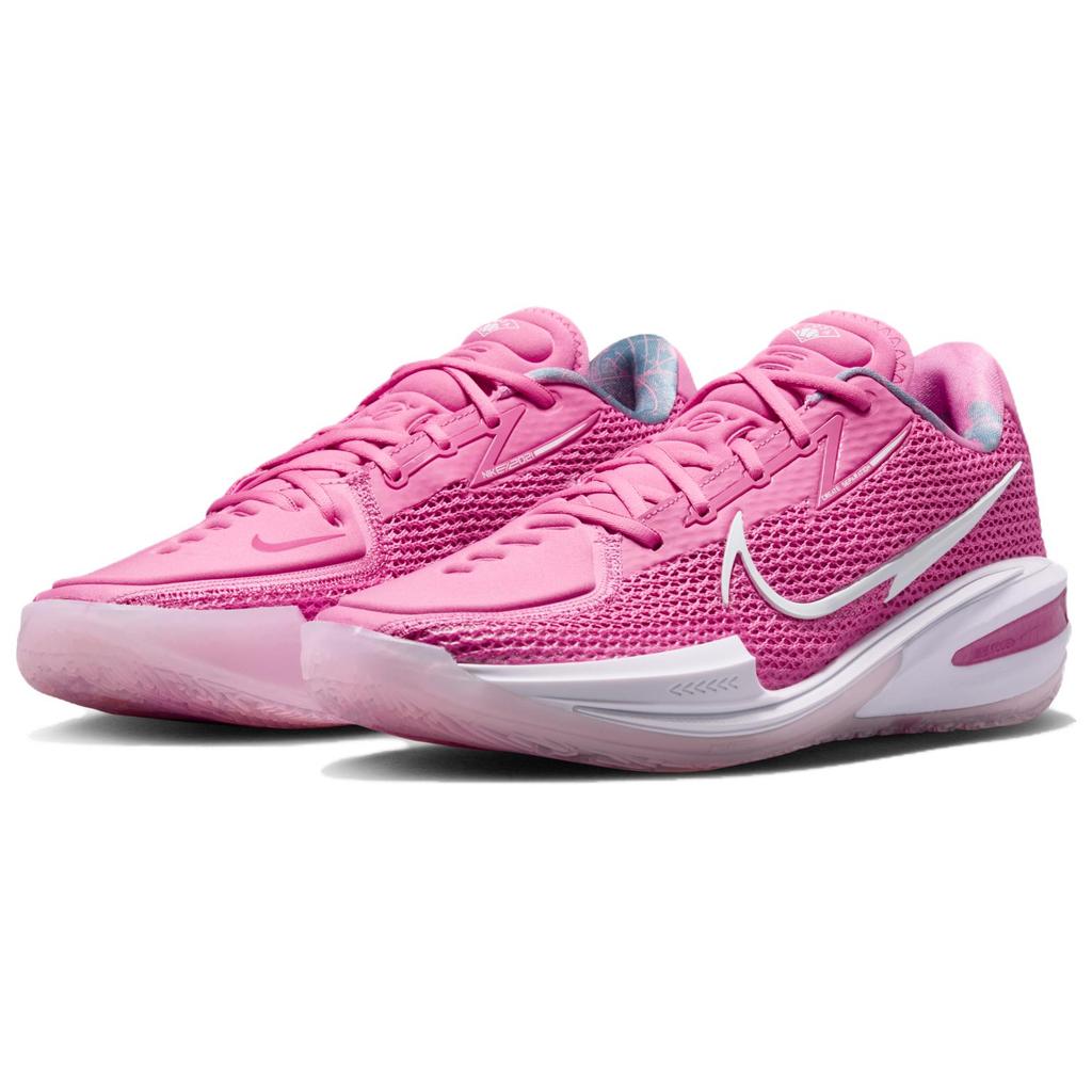 Nike Эйр Зум GT. Кроссовки для баскетбола унисекс с низким верхом, с вырезом, розовые, азиатская версия CZ0176-600