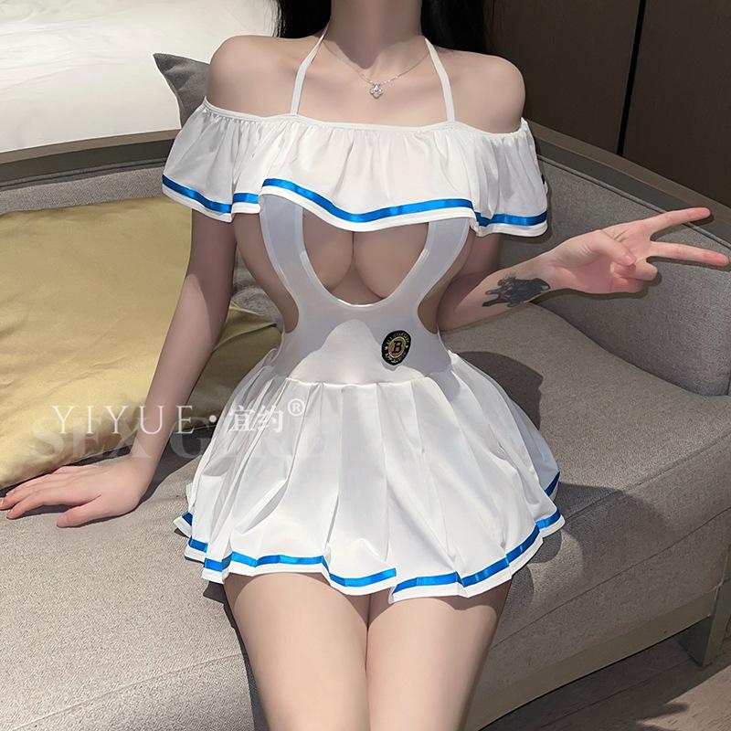 Original Erotic Underwear, Sexy Sailor Suit, Japanese jk Skirt, Women's role-playing Uniform, Seductive Set 8740