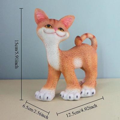 Фигурка кошки, украшение на стол, приносящие удачу украшения для спальни ресторана