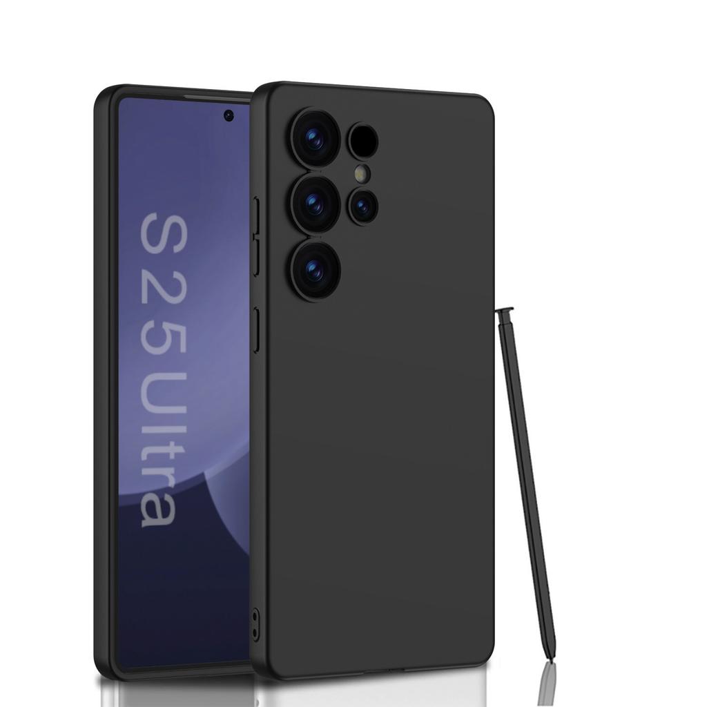 Подходит для Samsung S25 S25ultra Чехол для мобильного телефона Ультратонкий Чехол с мягким покрытием, имитирующим кожу S25plus Полный охват Защитный чехол от падений