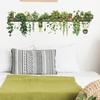 90x30 см наклейки на стену с зелеными растениями, водонепроницаемые, самоклеящиеся, из ПВХ, современная гостиная, детская спальня, растение в горшке, зелень, настенное художественное украшение, наклейка
