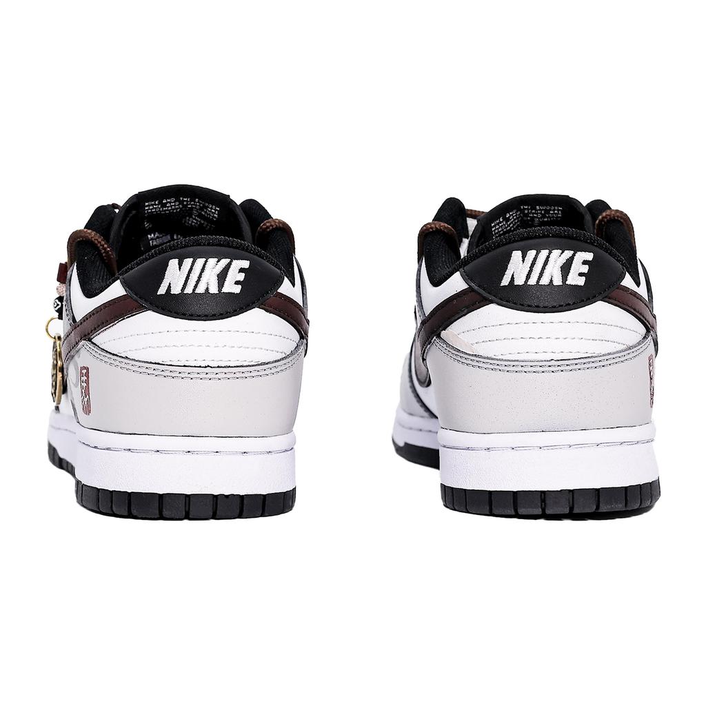 Nike Dunk Cushioning, Wear Resistant Low top Skateboard Shoes Unisex Brown DD1391-100(Team631-)