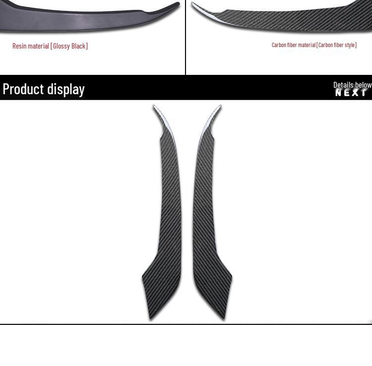 Carbon Fiber Wind Knife Turn Signal for 15-17 Ford Mustang