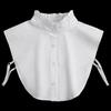 Formal False Collar Women Solid Color Stand Faux Col Half Shirt Blouse Fake Collars Sweater Shirt Detachable Collars