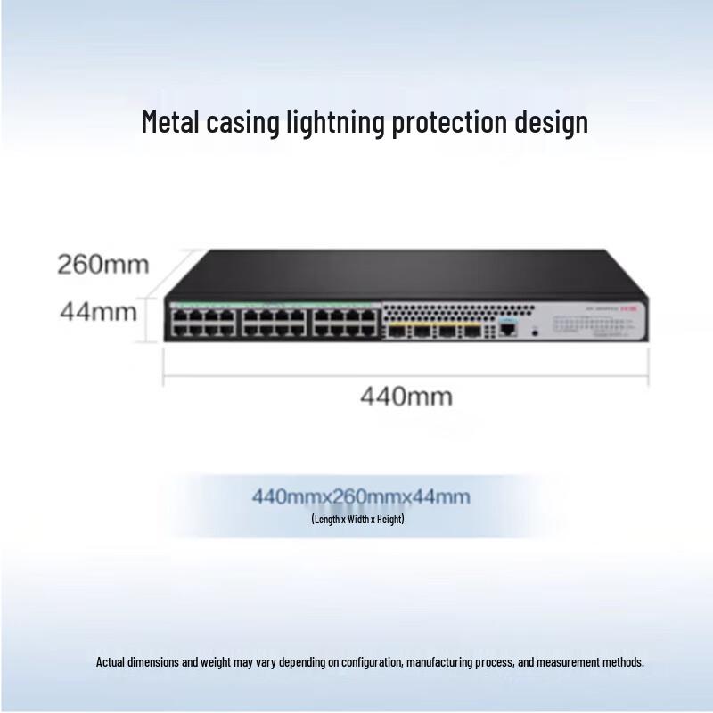 H3C S5024PV5-EI-HPWR Managed Gigabit PoE Switch