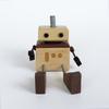 Car Air Fresheners Wooden Robot Figurine with Swinging Legs Car Outlet Ventilation Perfume Clips Car Dashboard Decoration