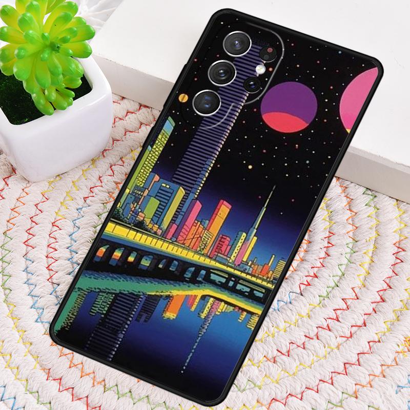 Чехол для телефона City Pop Art At Night для Samsung Galaxy note 10 pro S26 Ultra S23 S24 FE S25 S21 S22 PLUS ударопрочный