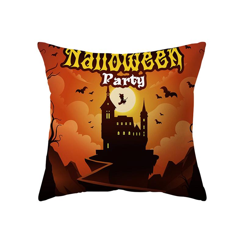 Pumpkin Collection Halloween Theme Pillow Cover Sofa Cushion  Holiday Gift Party Decoration Home Decor