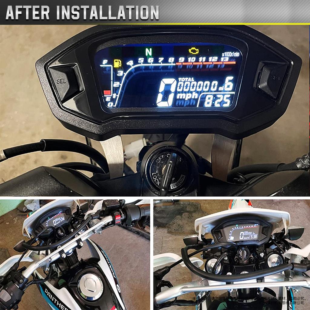 Модернизированный спидометр для мотоцикла, одометр, тахометр, датчики оборотов в минуту, простая установка, подходит для MSX125