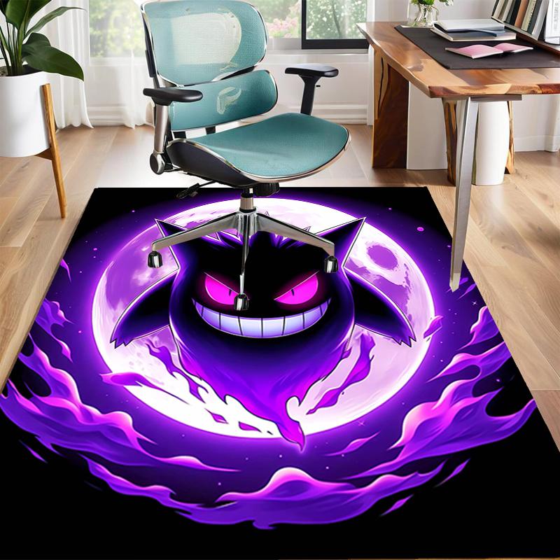 1pc Gengar1 Design Area Rug - Non-Slip, Soft & Cozy Floor Mat for Living Room, Bedroom, Office - Indoor/Outdoor Decorative Carpet