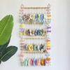 Macrame Hair Accessory Storage Rack Boho Style Headband Organizer  Wall Door Closet