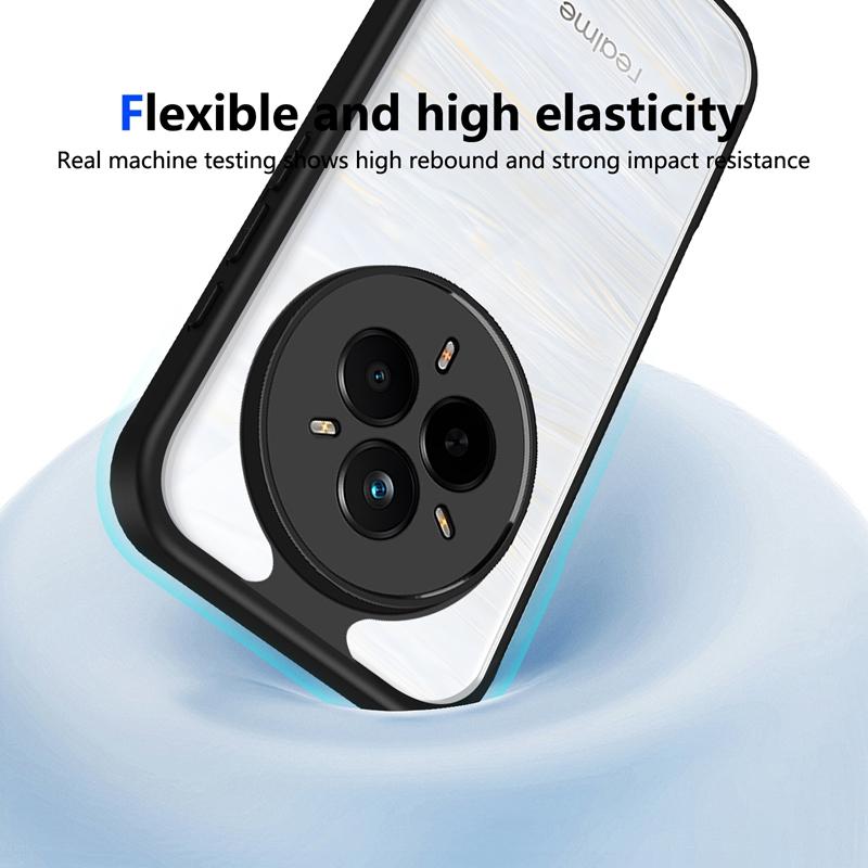 Прозрачный силиконовый чехол для Realme 15 Pro 14 13 12 11 Pro Plus Lite 14T 12X Extreme PC Задняя крышка TPU Бампер Ударопрочный чехол для телефона