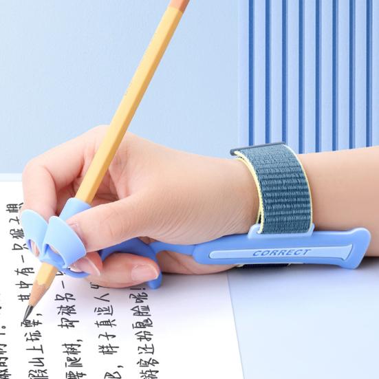 Держатель для карандашей, регулируемая длина, мягкий, удобный, эргономичный дизайн, инструмент для почерка для малышей, держатель для ручек
