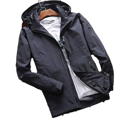 Весенне-осенняя мужская куртка для альпинизма на открытом воздухе, быстросохнущая, свободная, тонкая, водонепроницаемая, большого размера для среднего возраста Pizex