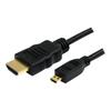 STARTECH High Speed HDMI Cable with Ethernet - HDMI To HDMI Micro - 50 Cm - Black