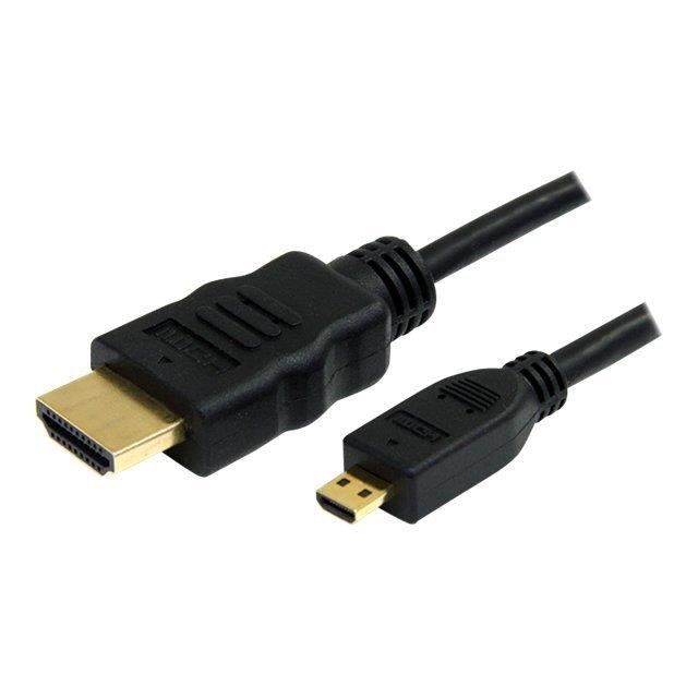 STARTECH.COM Câble HDMI haute vitesse avec Ethernet - HDMI vers HDMI Mini - M/M - 2 m - Noir