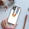 Модный чехол для телефона на высоком каблуке для девочек IPhone 14 13 12 11 XS X 8 7 6 Plus Mini Pro Max SE 2022, черный стеклянный чехол из поликарбоната и ТПУ