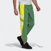 Adidas Тканые повседневные спортивные брюки с цветными блоками, мужские брюки, зеленые GU1743