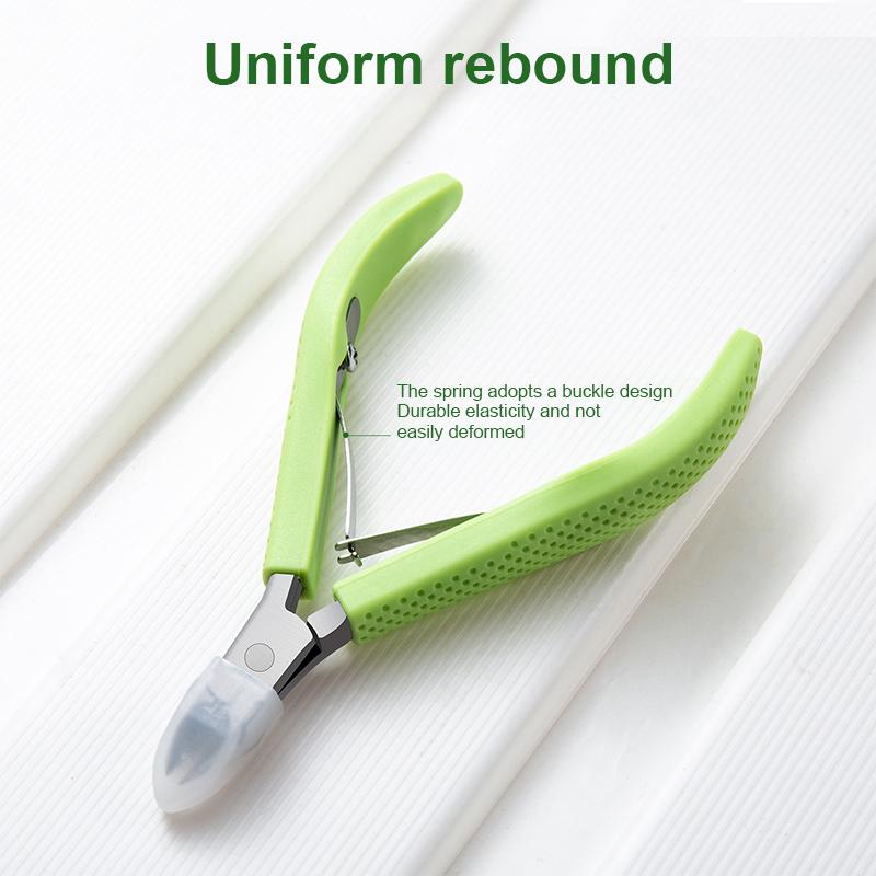 Ножницы для кутикулы из нержавеющей стали, средство для удаления омертвевшей кожи с ногтей, кусачки для ногтей, маникюрные ножницы с изогнутым кончиком