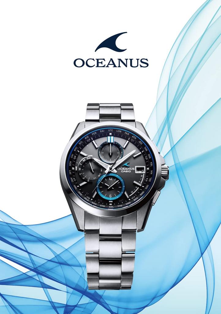 Часы Oceanus CLASSIC Radio Solar Silver [Casio] [] OCW-T2600-1AJF