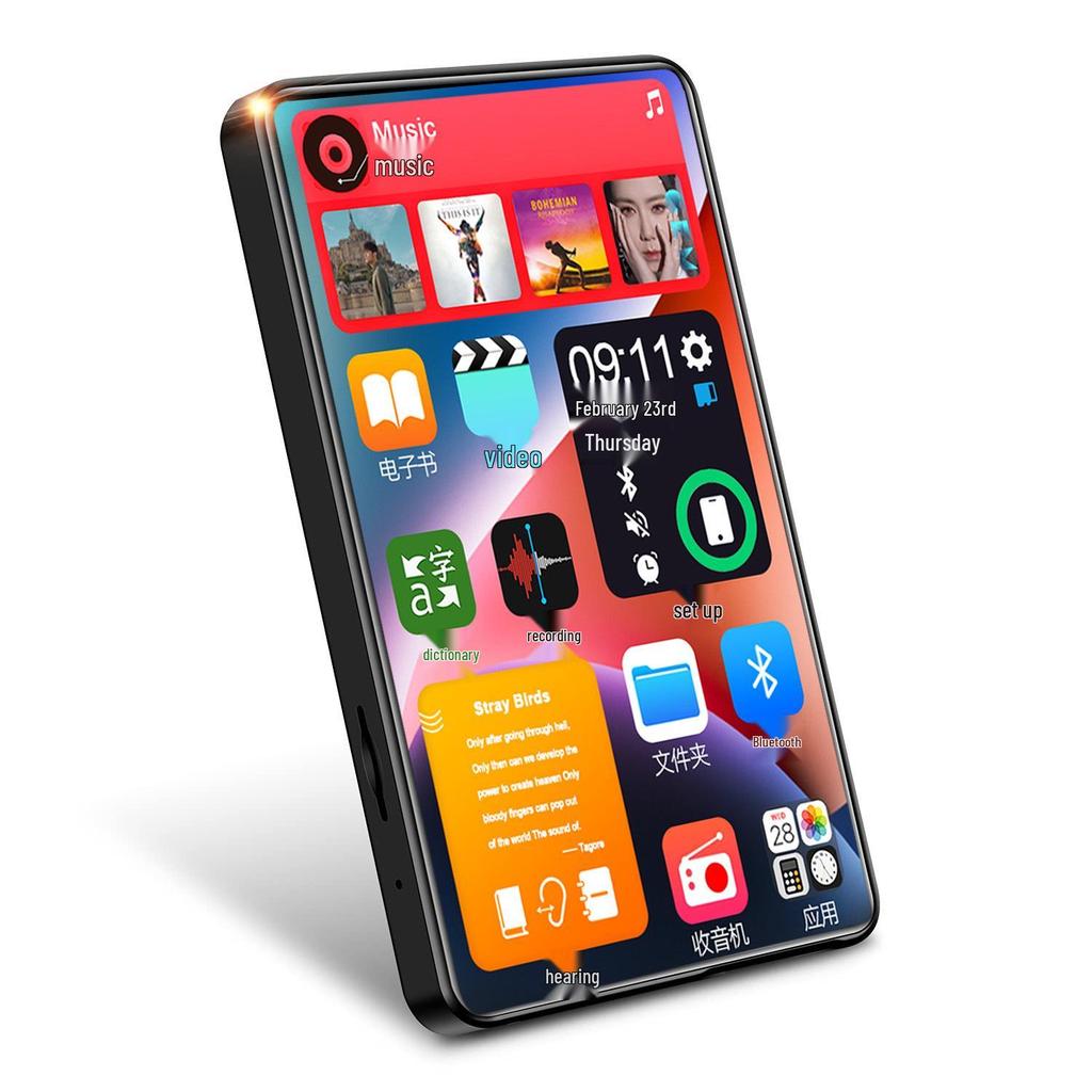 4,0-дюймовый полноэкранный Bluetooth MP3/MP4 музыкальный плеер, без потерь, студенческая версия