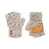 NEWBERRY KNITTING Deerskin Fingerless Gloves - Oatmeal