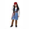 Halloween European and American medieval Caribbean pirates parent-child performance costume COS Captain Jack Blue pirate suit