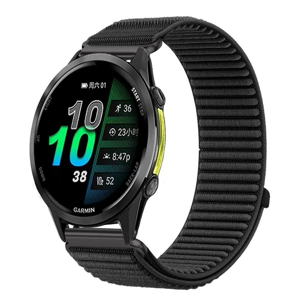18mm 20mm 22mm Nylon Loop Strap for Garmin Forerunner 970 570 965 955 165 55/Venu 4 45mm 41mm Bracelet for Garmin Vivoactive 6 5