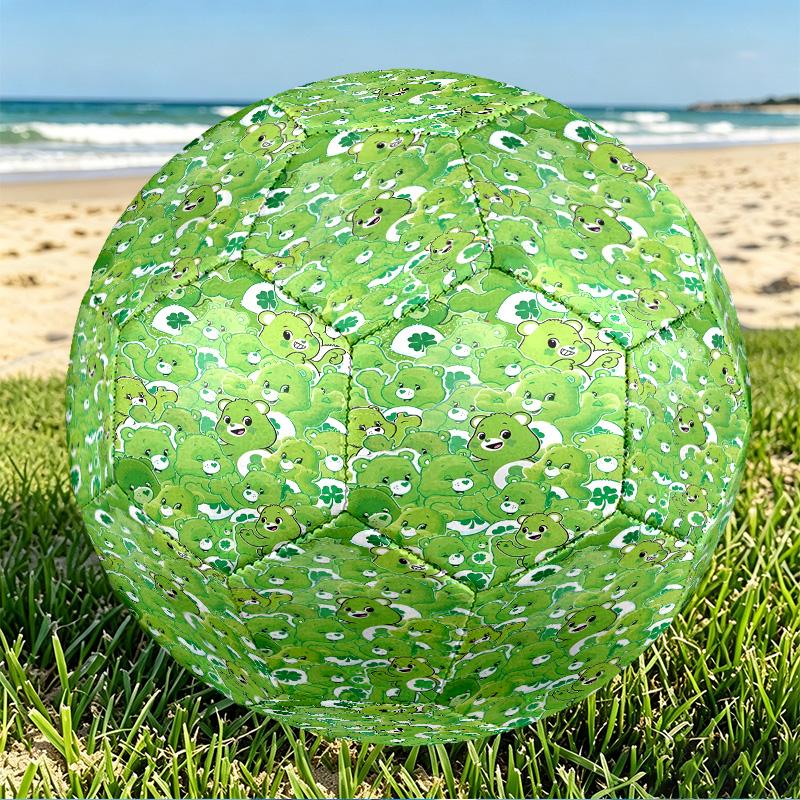 Care Bears Print Size 5 Soccer Ball, PU Wear Resistant Football for Match Training and Daily Practice, Birthday Gift for Soccer Fans