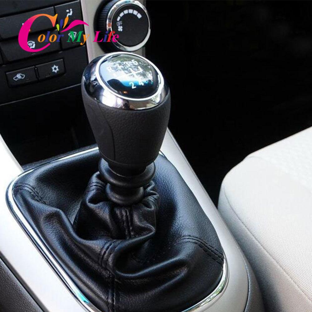Крышка ручки переключения передач Color My Life Car, пыльники для Chevrolet Chevy Cruze Sedan Hatchback MT 2009 - 2015