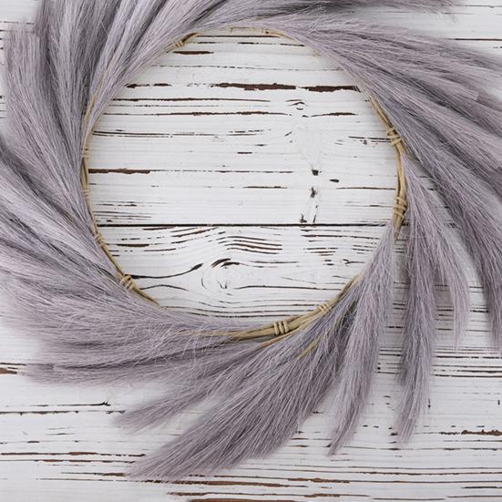 Simulation Wreath Beautiful Realistic Looking Easy Maintenance Simulation Wreath Simulation Pampas Grass Wreath Hanging Ornament