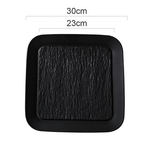 Квадратная керамическая обеденная тарелка Тарелка для западной кухни Тарелки для стейков Блюдо для пасты Сервировочные тарелки Фруктовая тарелка Салатница Суши-блюдо Тарелки