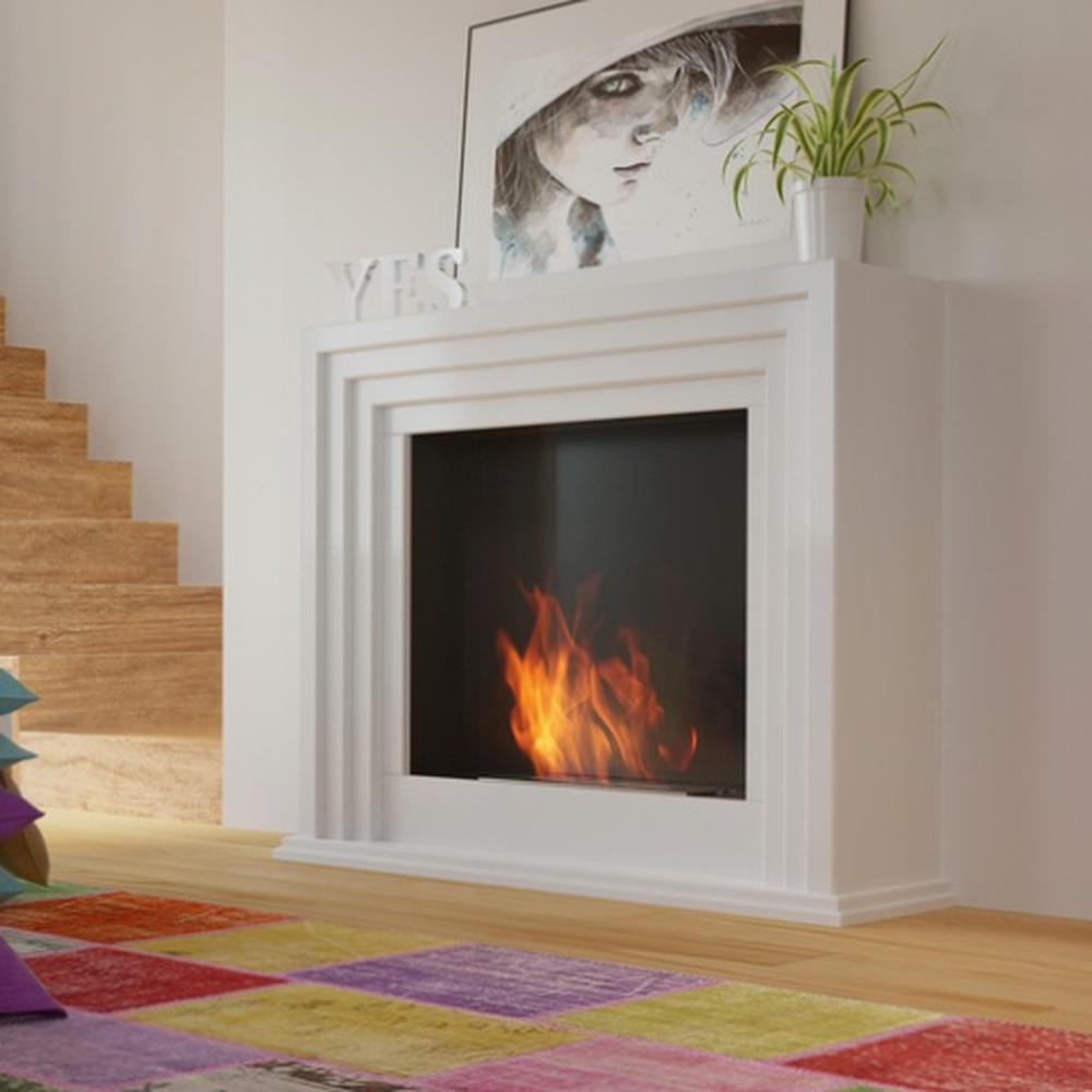 Portal Bioethanol fireplace QUAERERE TÜV white